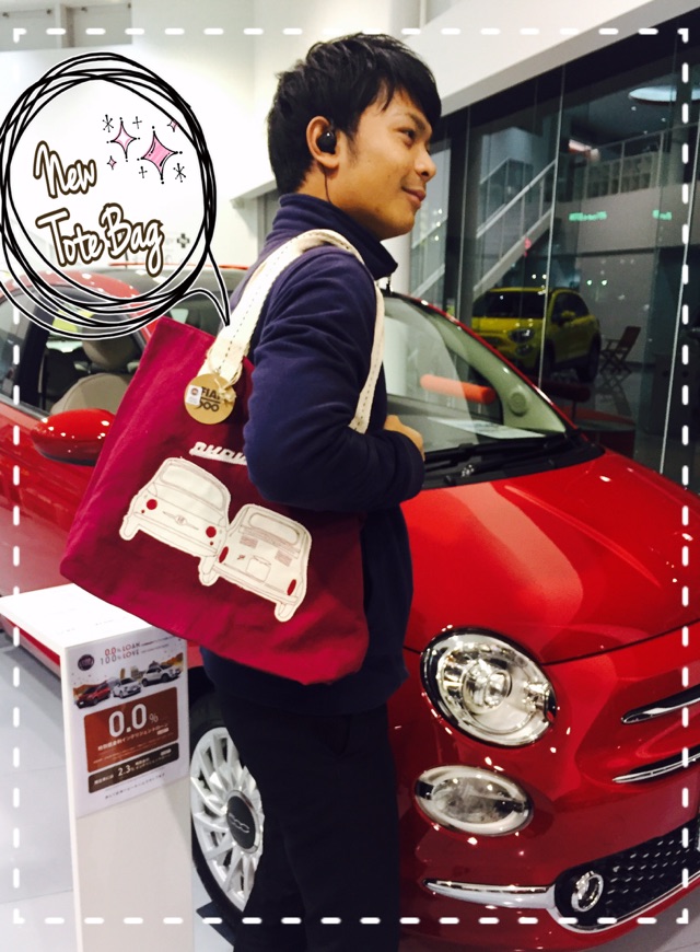 FIAT Nuova 500 Vintage ToteBag-2