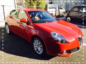 試乗車 GIULIETTA SUPER