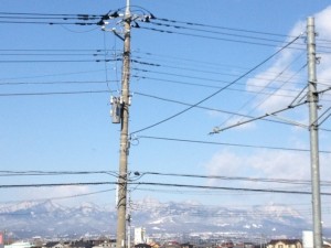 2013.1.15 ショールームからの風景