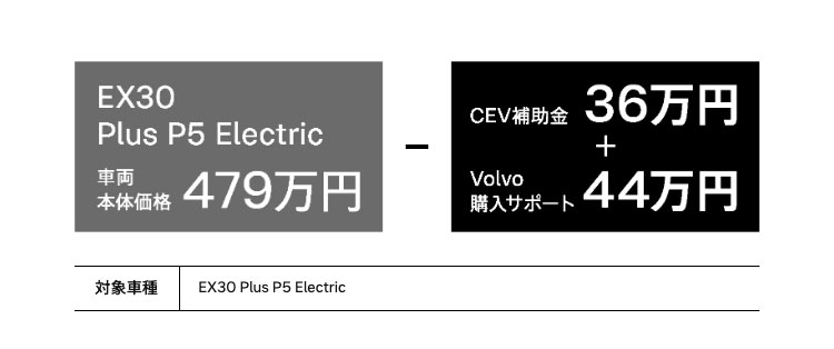 EX30 Plus 実質購入価格399万円